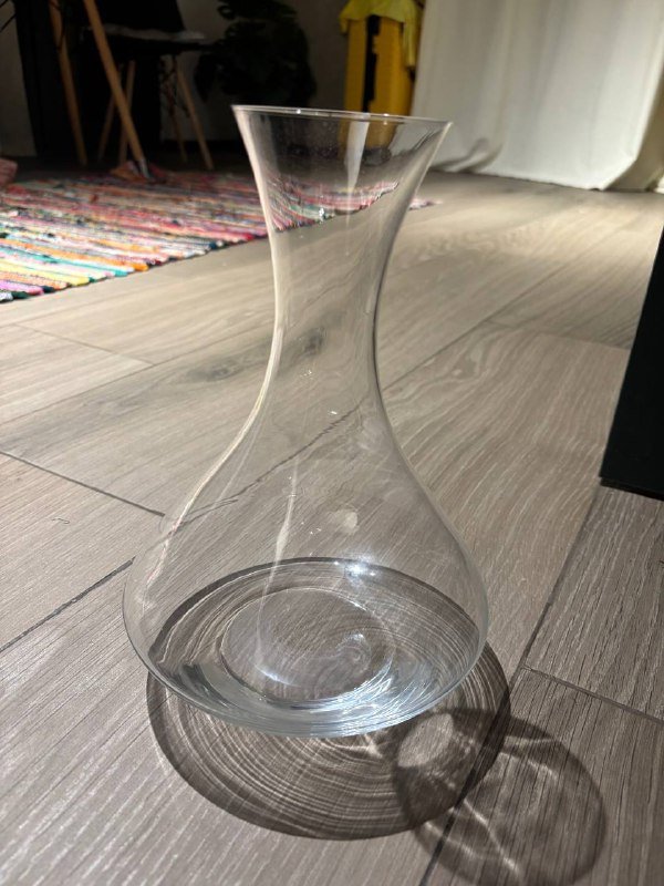 Бокалы из тонкого стекла 4 шт., ваза кувшин 3