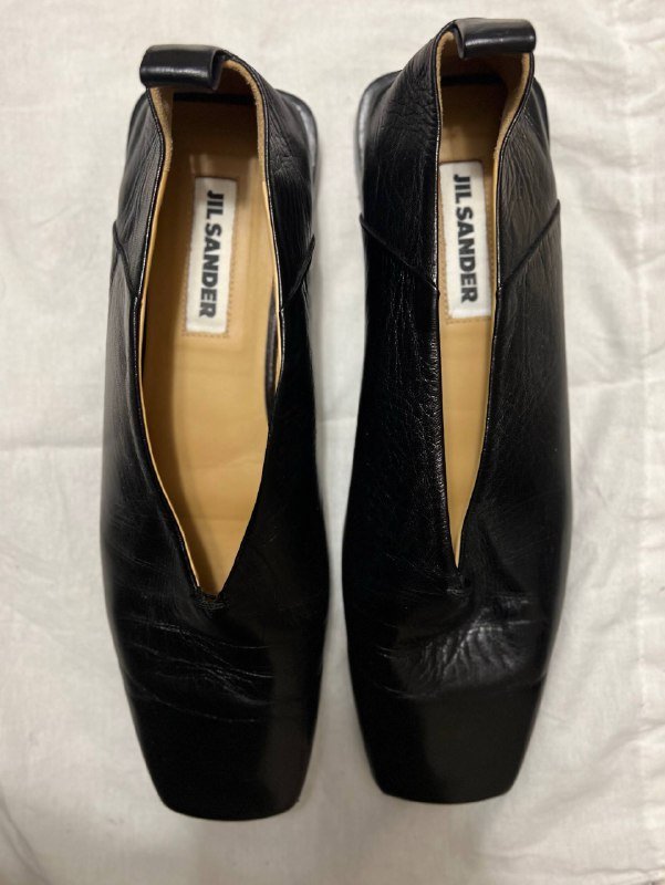 Балетки из натуральной кожи Jil Sander, размер 37 2