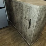 Барные стулья, диван, барная стойка, декоративная перегородка 5