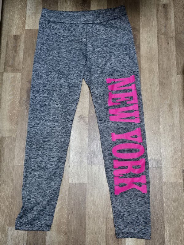 Велосипедки Нью Йоркер, черные и серые лосины