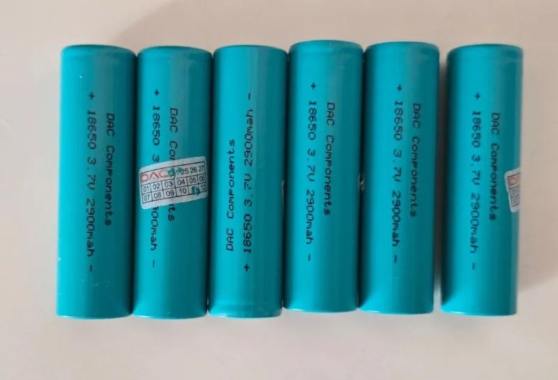 Аккумуляторы 18650 3.7v 2900mah, 6 шт 1