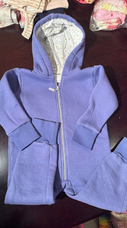 Теплый комбинезон на флисе 86 р 3
