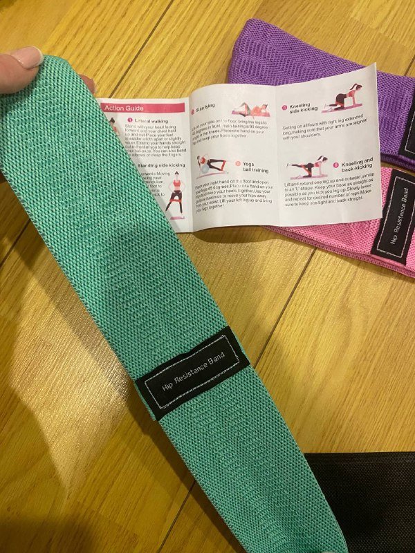 Набор эластичных лент для спорта и растяжки из 3 шт с чехлом 3