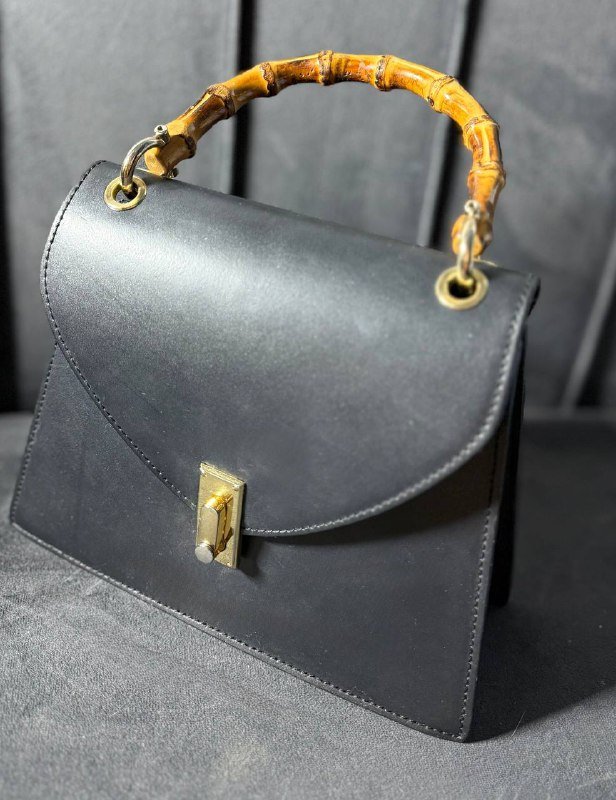 Alberto Guardiani, Coccinelle, Кожаная сумка с бамбуковой ручкой 7