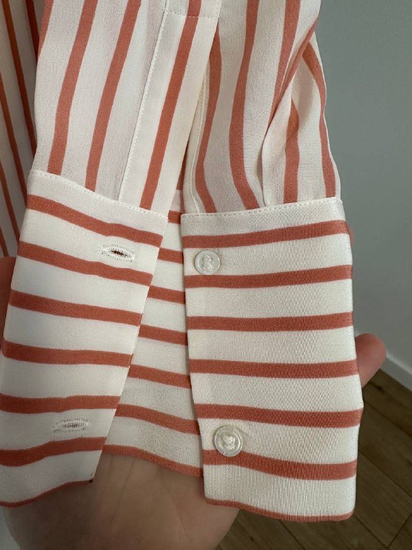 Удлиненная блуза Massimo Dutti шелк размер 42 euro 4