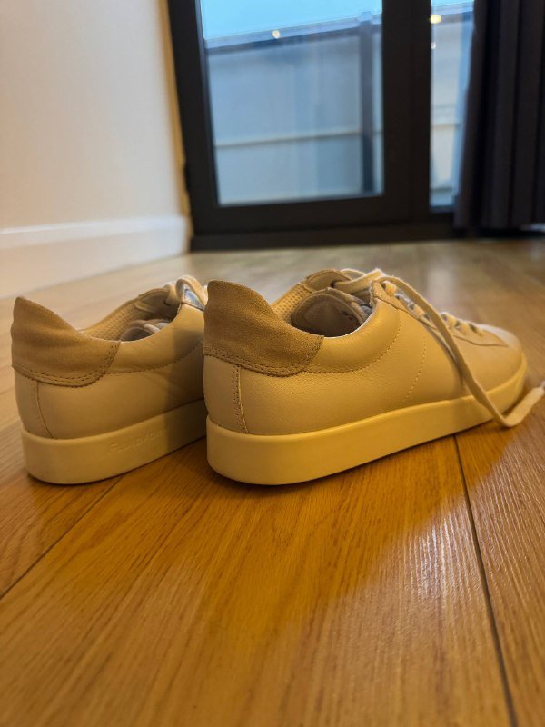 Мужские белые кожаные кеды ECCO street lite размер 43 2