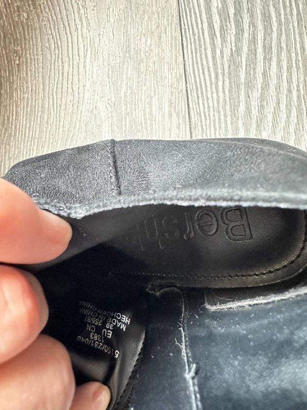 Ботильоны Bershka 39 эко-замша 3