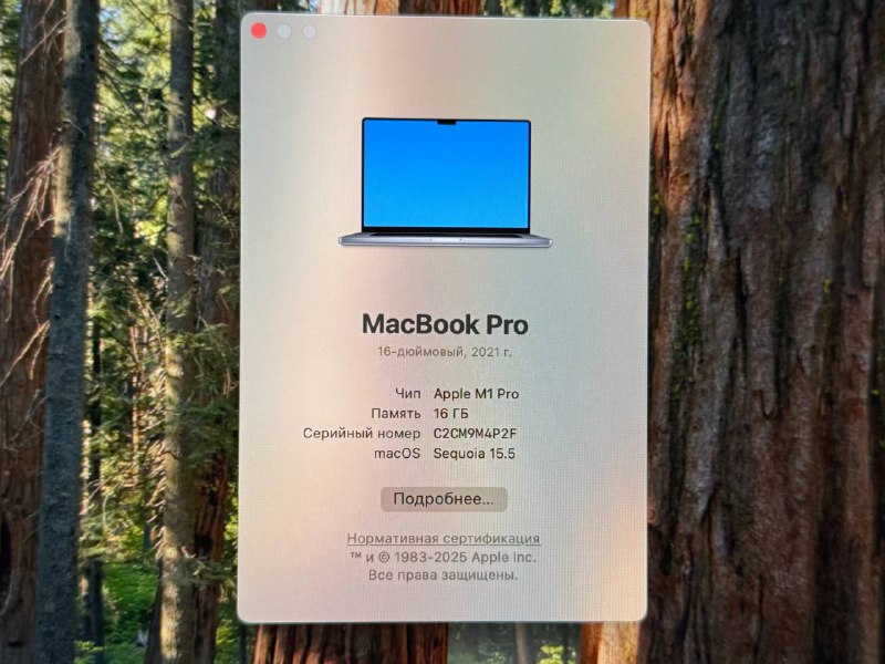 MacBook Pro M1 Pro 16inch 16Gb 512Gb 5