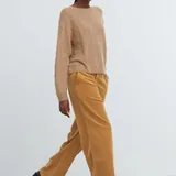 Женский вельветовый костюм UNIQLO: пиджак и брюки 6