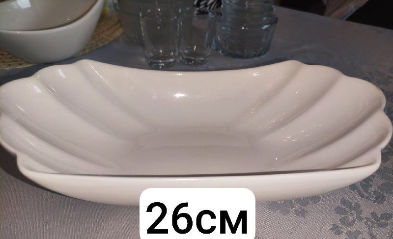 Стаканы, салатницы, икорница, рюмки, кружки, чашки, чайные пары 6