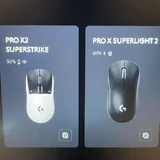 Logitech G PRO X Superlight 2, Logitech G PRO X2 Superstrike 10