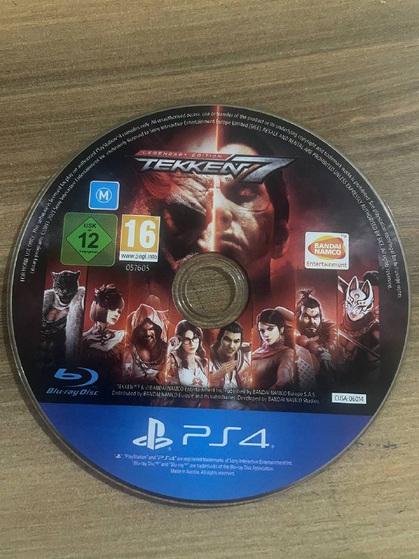 დისკი თამაშით Tekken 7 PS4