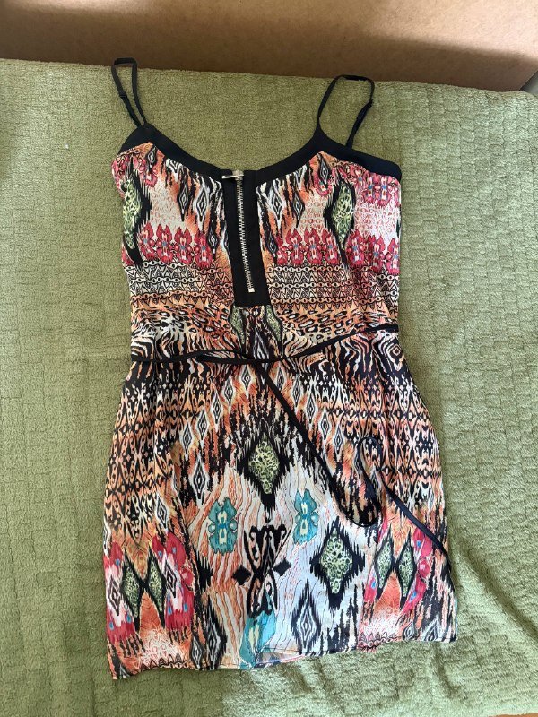 Летнее платье, жилетка, черная кофта