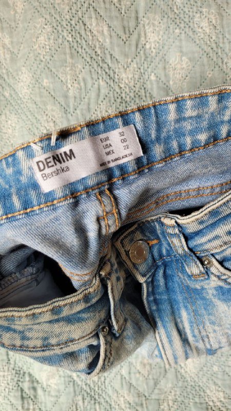 Джинсовая юбка Bershka 32 размер 3