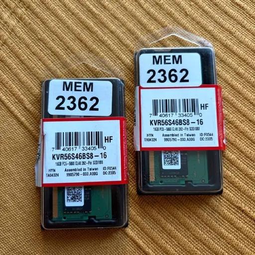 оперативная память Kingston ValueRAM 16 ГБ DDR5 SO-DIMM