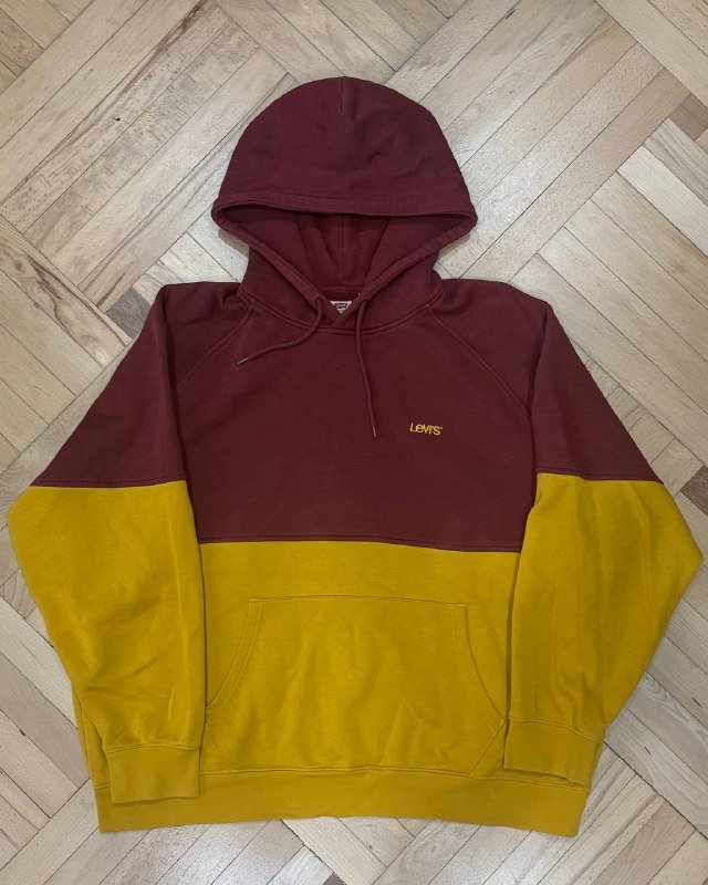 Худи Levi’s жёлтый, оранжевый размер XL