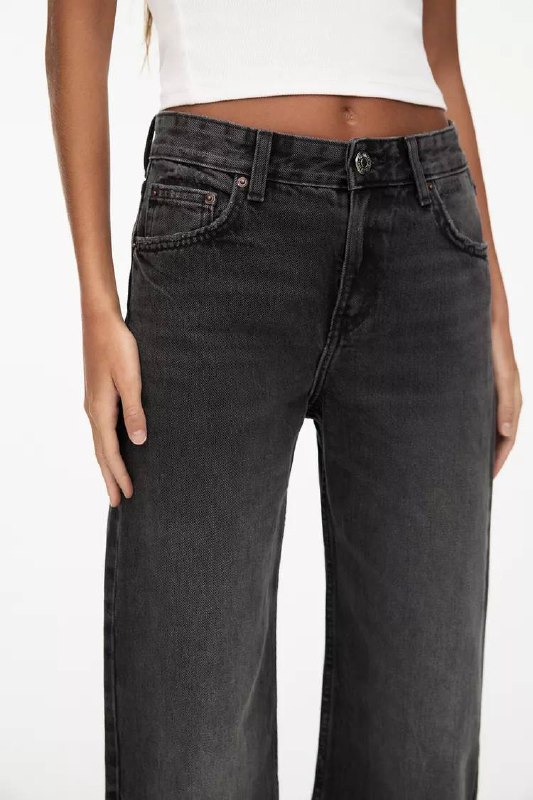 Чёрные Джинсы Pull&Bear размер 34, 36/38 7