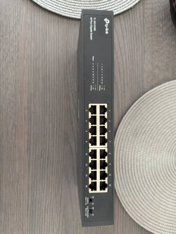TP-Link TL-SG1016D гигабитный коммутатор 1