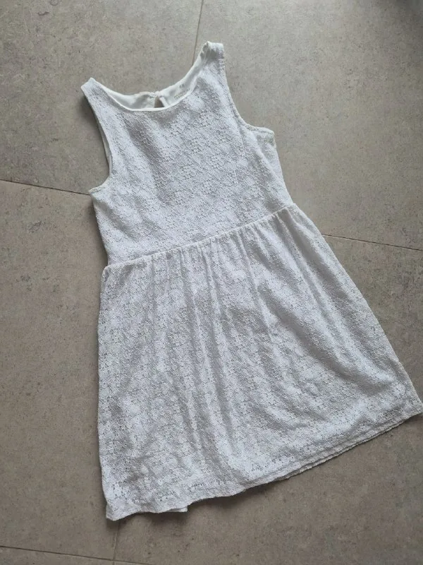 Белое платье H&M 1