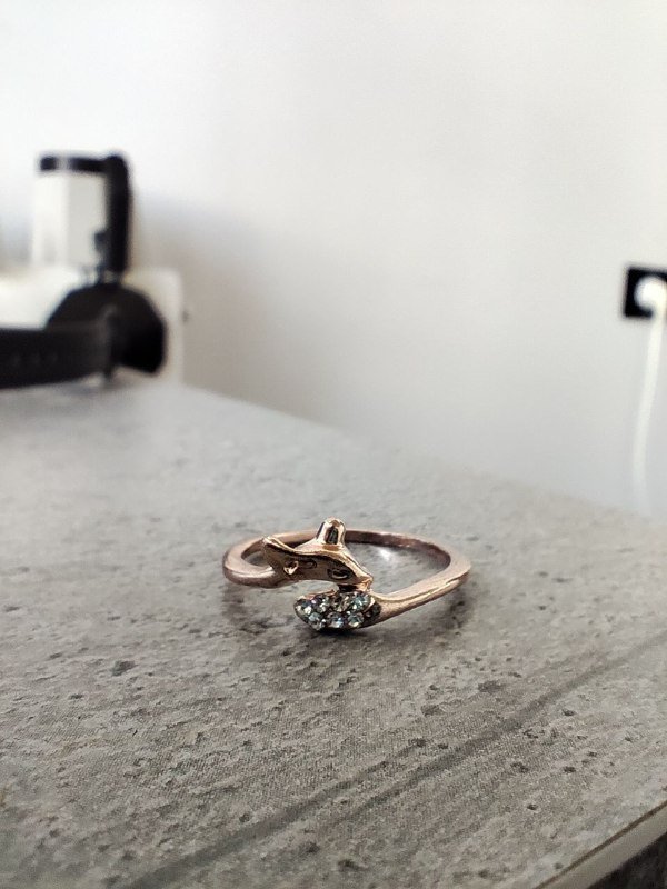 Кольцо с лисичкой 16 мм