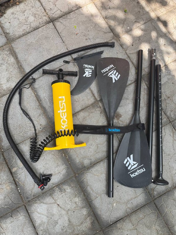 Красный сап-борд 3,20 м с комплектом в аксессуаров 2