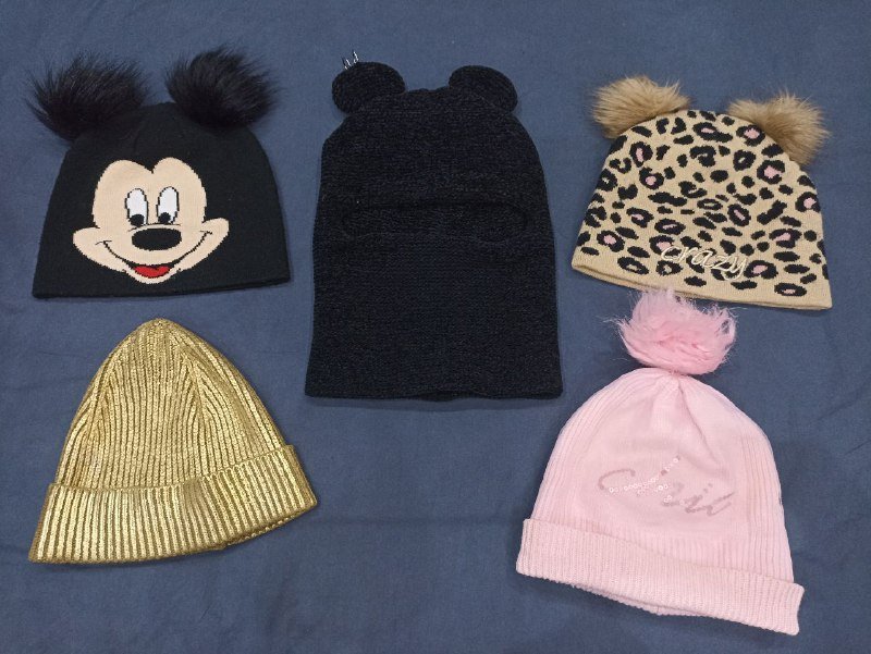 Шапки для детей 5-8 лет