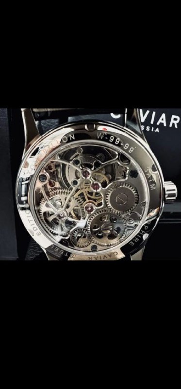 Часы Caviar skeleton tourbillon 4