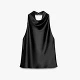Сатиновый топ халтер ZARA, размер M 2