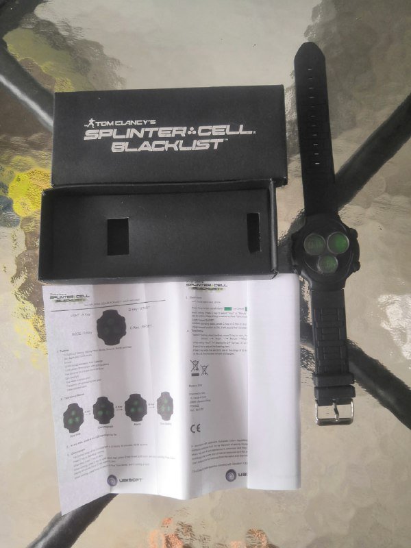 Часы Splinter Cell Blacklist из Коллекционного издания