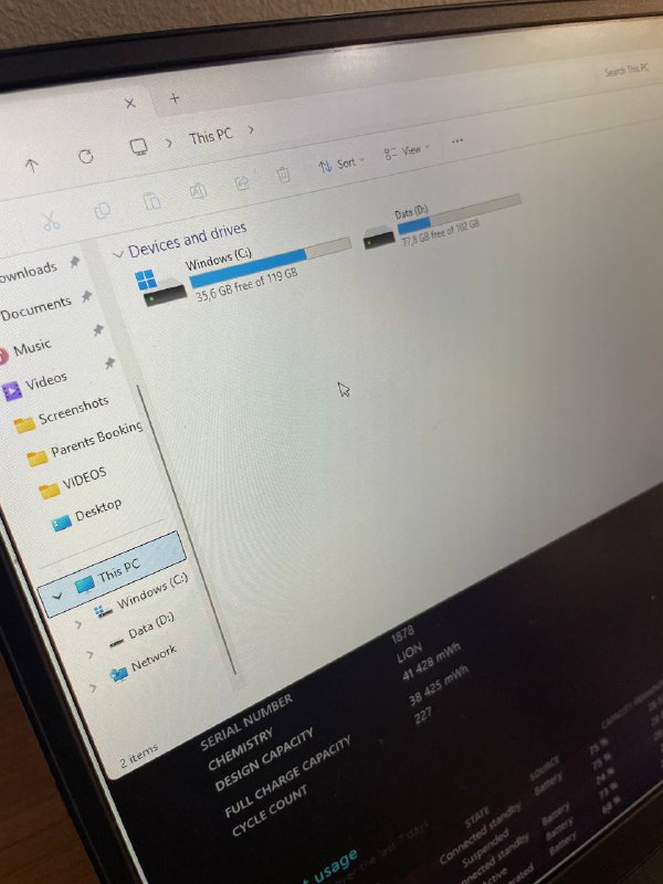 MateBook D15 ноутбук Intel Core i3 8GB 256GB SSD 2