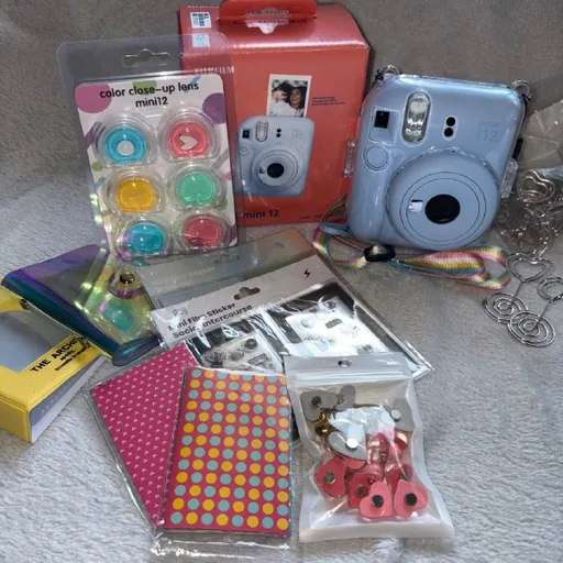 Instax Mini 12, картриджи, аксессуары