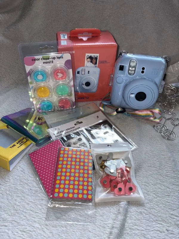 Instax Mini 12, картриджи, аксессуары