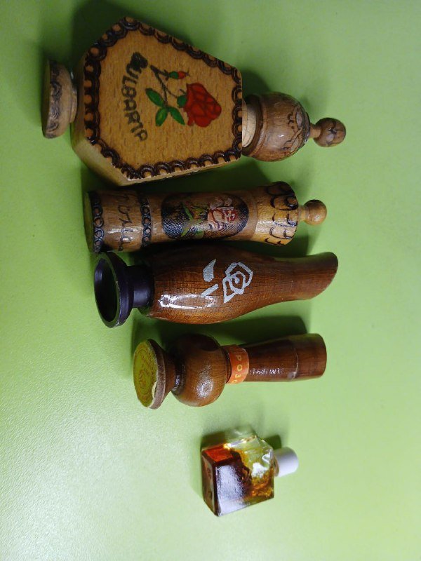 Винтажные пузырьки от духов, запечатанный розовый 2