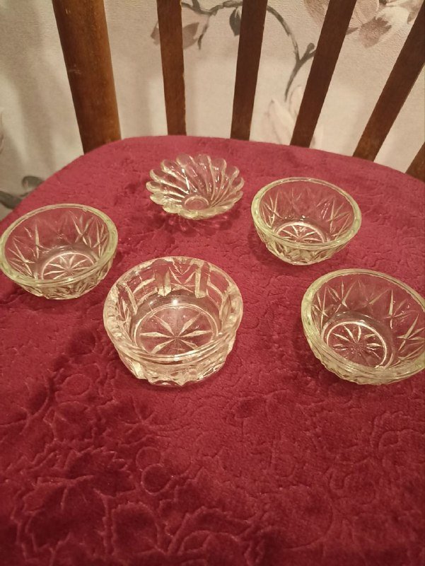 стеклянный графин, сервиз, сольницы, наборы для соли и перца 3