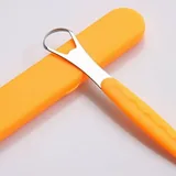 Скребки для языка, оранжевый и черный 2