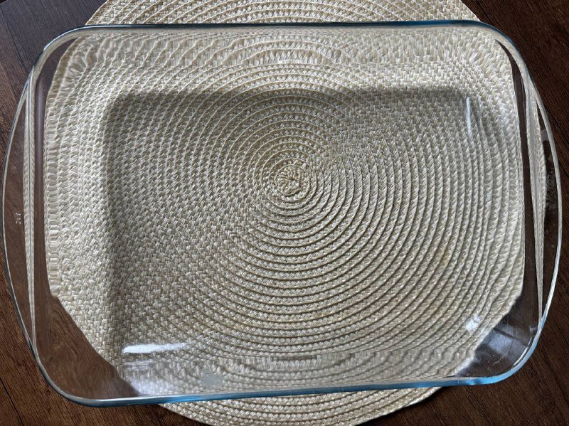 Стеклянная форма для выпечки 23x25x6 см