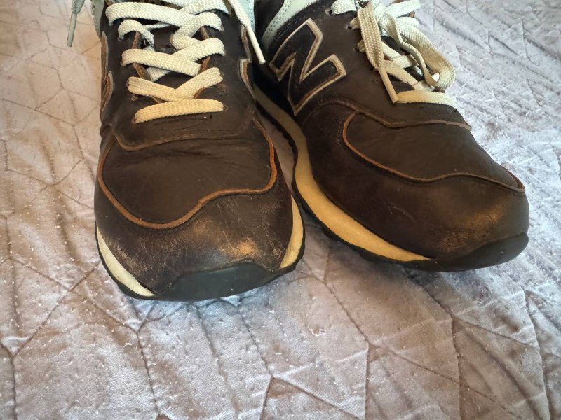 Кроссовки New Balance 574 зимние кожаные с мехом размер 40,5-41 2