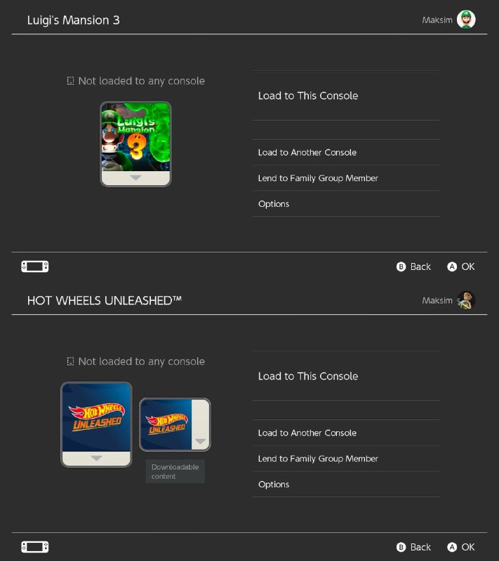 Аккаунт с 39 играми для Nintendo Switch 4