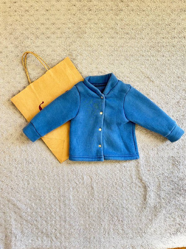 Флисовый бомбер 68-74