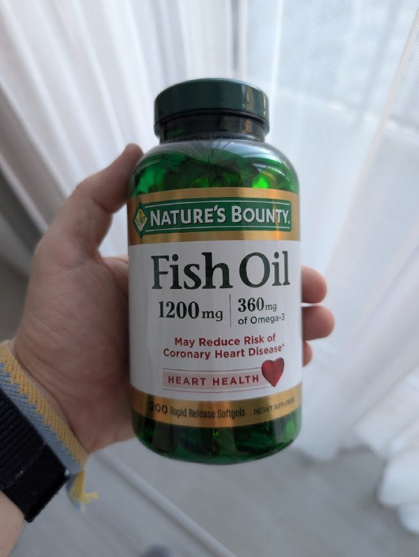 Добавка рыбий жир Nature's Bounty 1200 mg