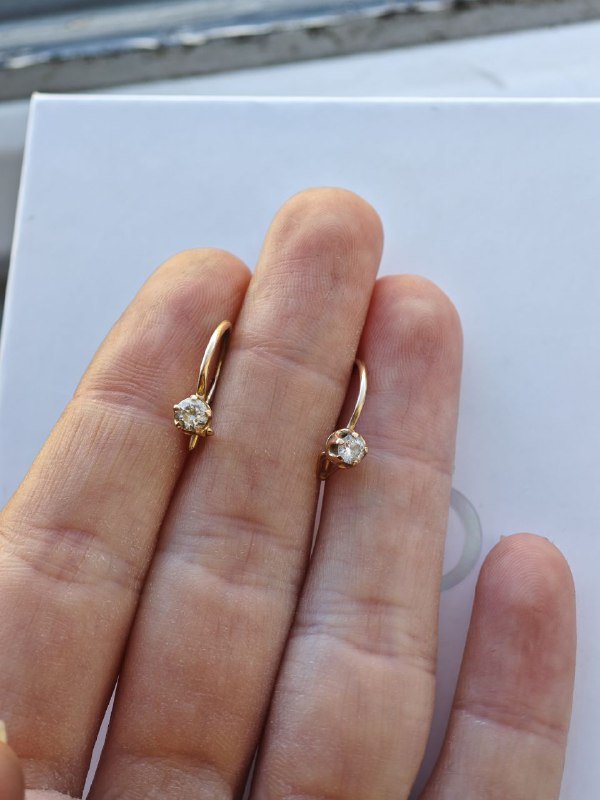 Золотые кольца, цепочка, кулон, серьги 7