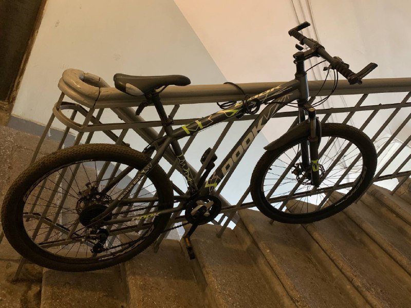 Велосипед отстроенный мастером с замком