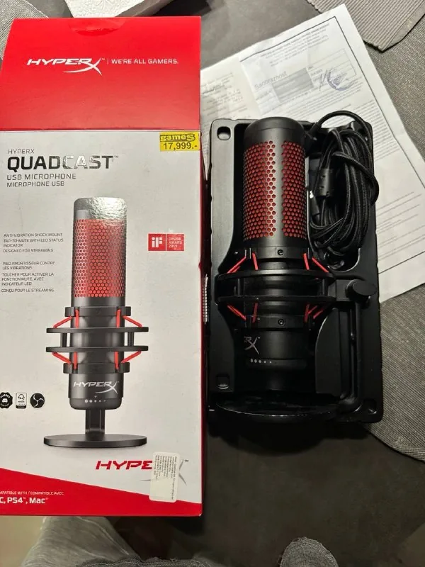 Микрофон Hyperx Quadcast