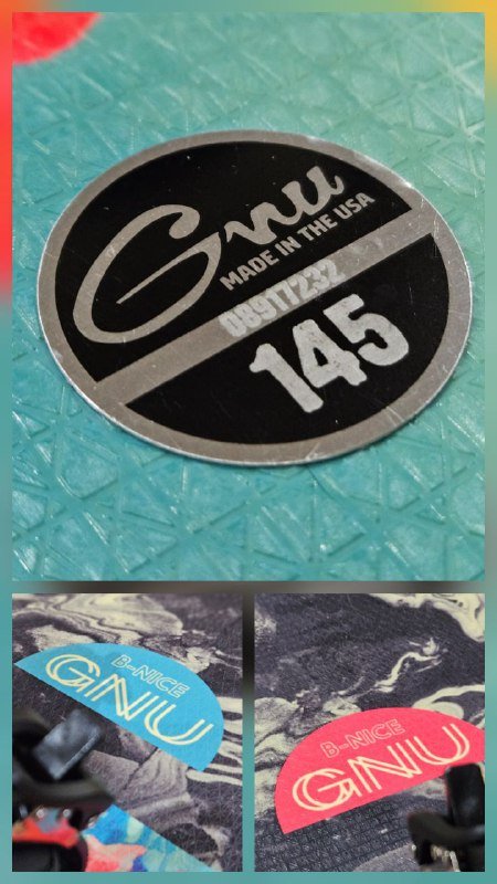 Women's GNU B-NICE 145 snowboard, Women's Burton limelight boots 36.5, Union Julie bindings, snowboard bag 3