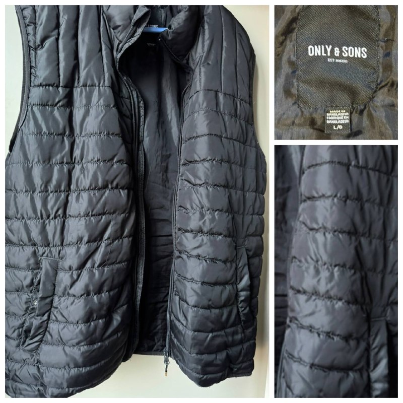 Безрукавка Only&sons, кроссовки Adidas, кроссовки New Balance, дорожная сумочка IKEA 4