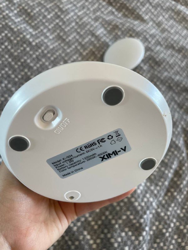 Светильник ночник с проводом и зарядкой 4