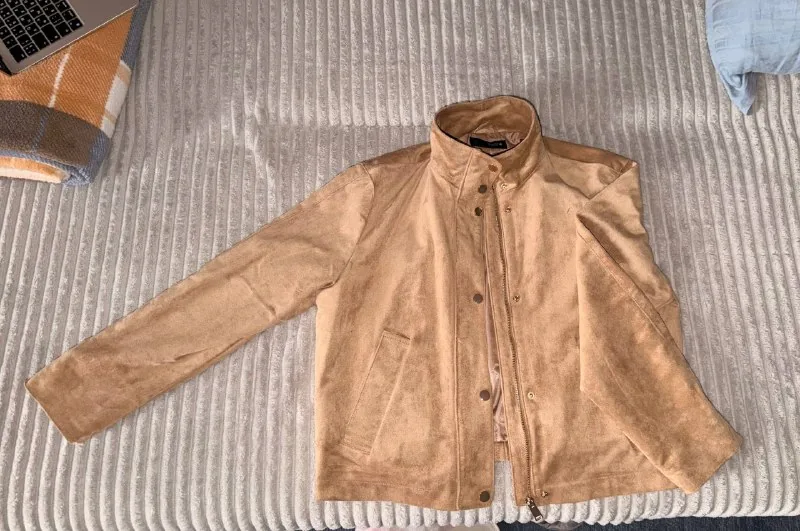 Zara suede jacket 1