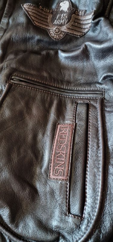 Мужская кожаная куртка авиатор Redskins XL 8