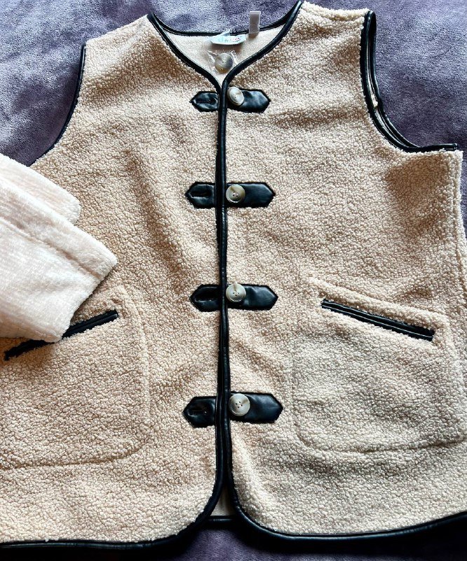 Плюшевая кофта Regatta, тонкая жилетка буклированная M/L 3