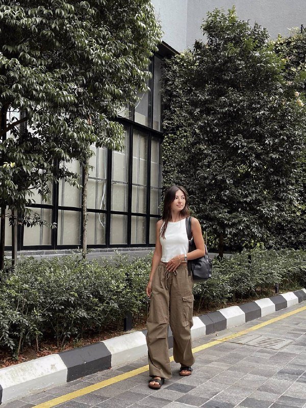 Брюки парашюты Pull&Bear 2